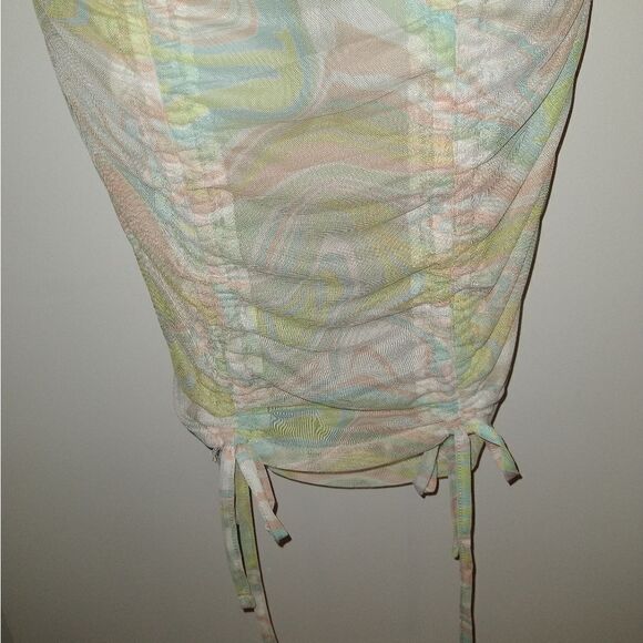 Almost Famous Ruched Tie Hem Dress - Picture 3 of 7